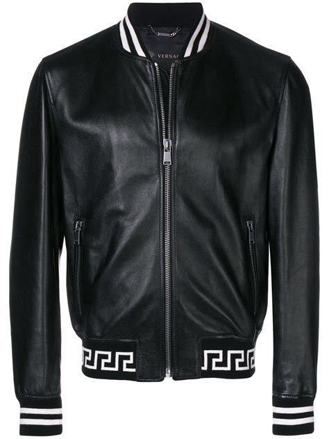 Versace Leather Jackets for Men 